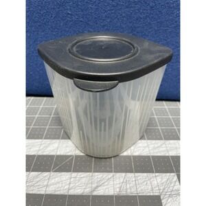 Tupperware FRESH N COOL Set/Medium Keeper Container w/ Black Lid